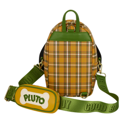 pluto 95th anniversary plaid sling crossbody bag with coin bag
