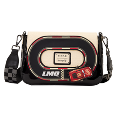 cars lightning mcqueen racetrack crossbody bag