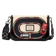 cars lightning mcqueen racetrack crossbody bag