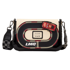 cars lightning mcqueen racetrack crossbody bag