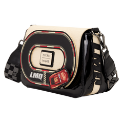cars lightning mcqueen racetrack crossbody bag