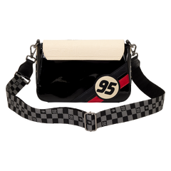 cars lightning mcqueen racetrack crossbody bag