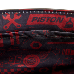 cars lightning mcqueen racetrack crossbody bag