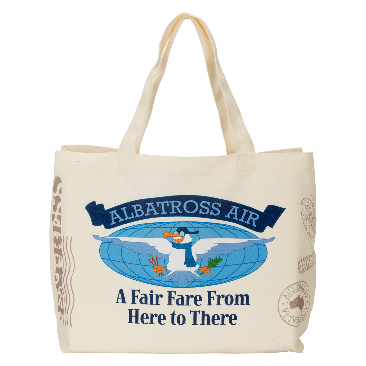 the rescuers down under albatross air canvas tote bag