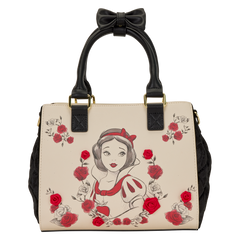 snow exclusive white roses tote crossbody bag