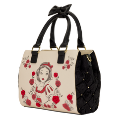 snow exclusive white roses tote crossbody bag