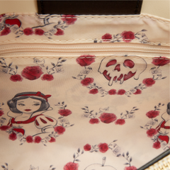 snow exclusive white roses tote crossbody bag