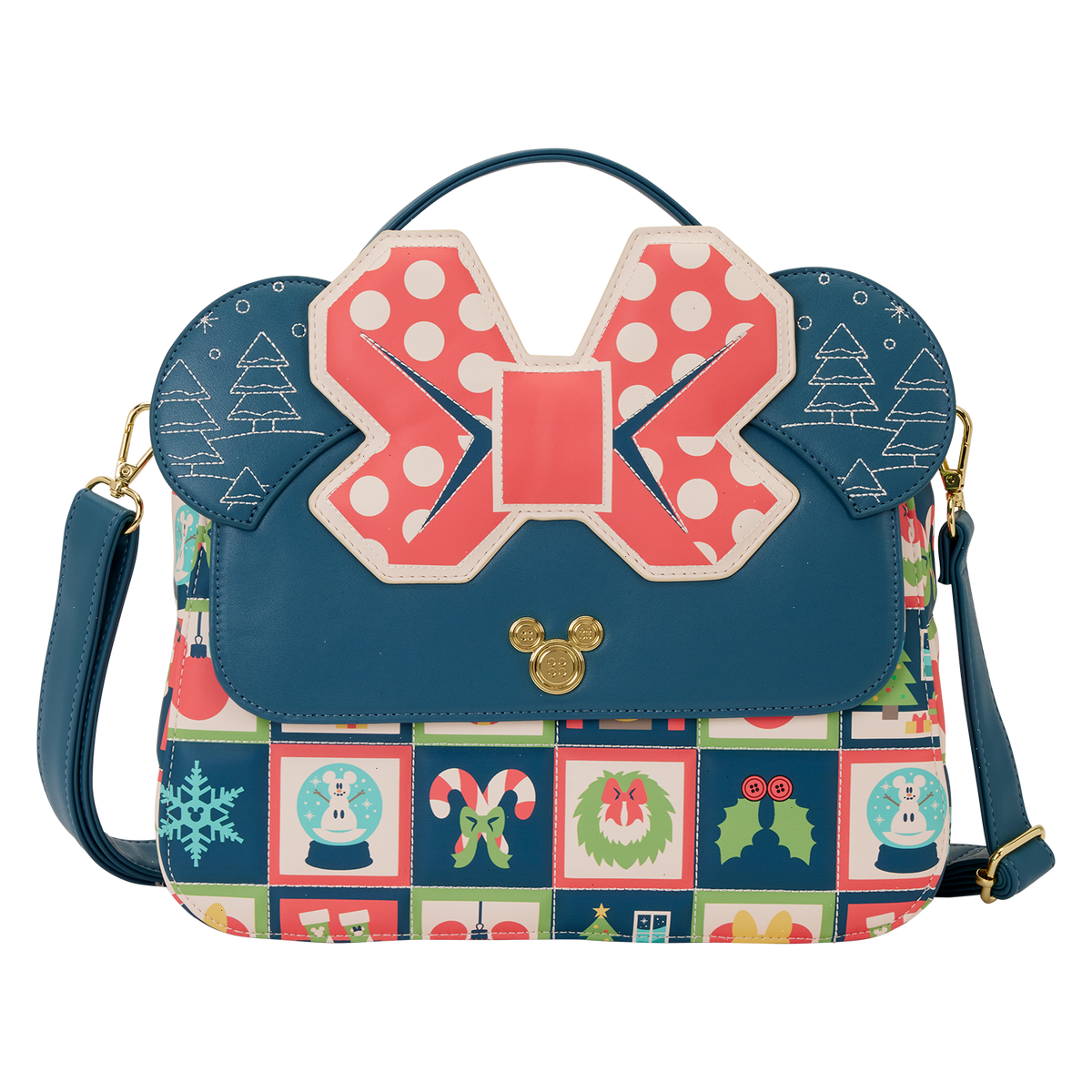 minnie mouse holiday crossbody bag