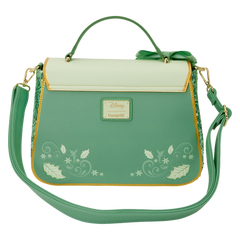 peter pan tinker bell holiday sequin crossbody bag with charms