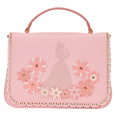 disney princess belle floral lace crossbody bag