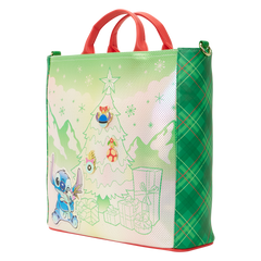 lilo & stitch holiday tote pin trader crossbody bag
