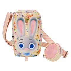 zootopia 2 judy hopps cotton candy cosplay cell phone crossbody bag with coin bag
