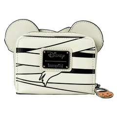 mickey mouse mummy cosplay glow zip around wallet
