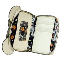mickey mouse mummy cosplay glow zip around wallet