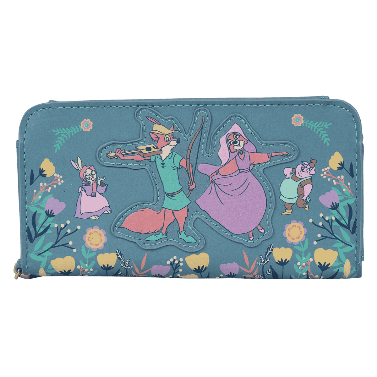 robin hood exclusive sherwood forest floral wristlet wallet