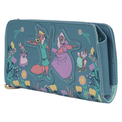 robin hood exclusive sherwood forest floral wristlet wallet