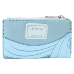 the princess and the frog tiana blue gown glitter cosplay flap wallet