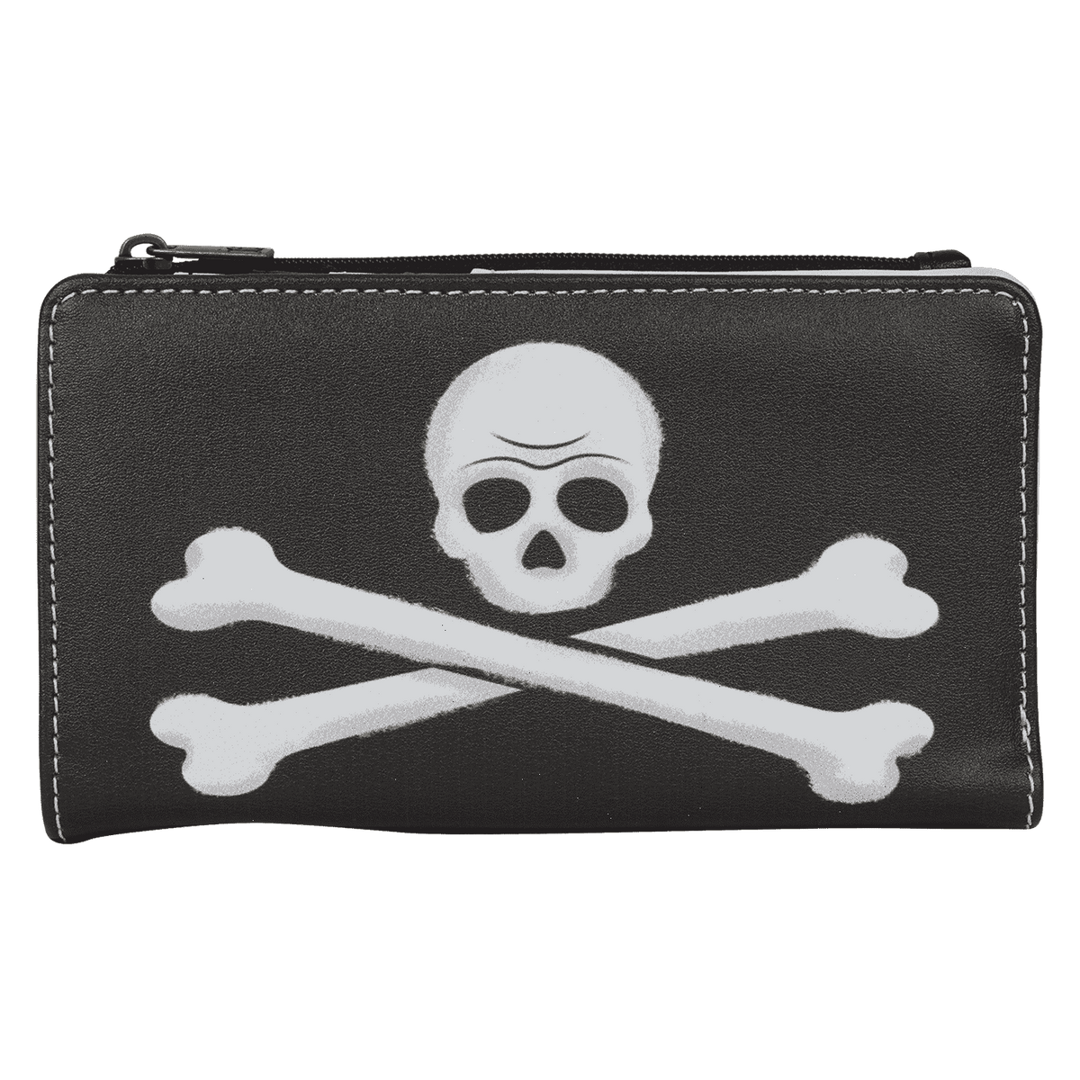 peter pan exclusive captain hook pirate skull flap wallet