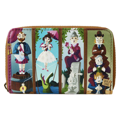haunted mansion stretching room portraits glow zip around wallet