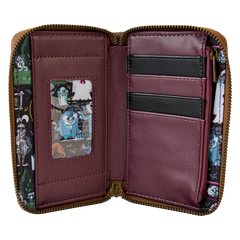 haunted mansion stretching room portraits glow zip around wallet