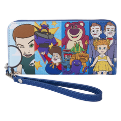 toy story movie collab baddies zip around wristlet wallet