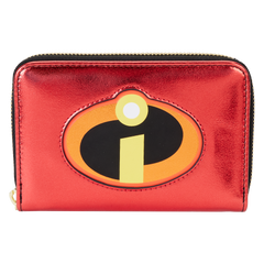 the incredibles 20th anniversary metallic cosplay zip around wallet