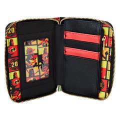the incredibles 20th anniversary metallic cosplay zip around wallet