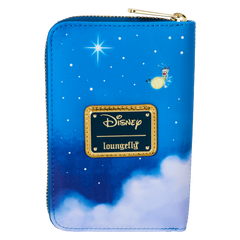the princess and the frog 15th anniversary evening star glow zip around wallet