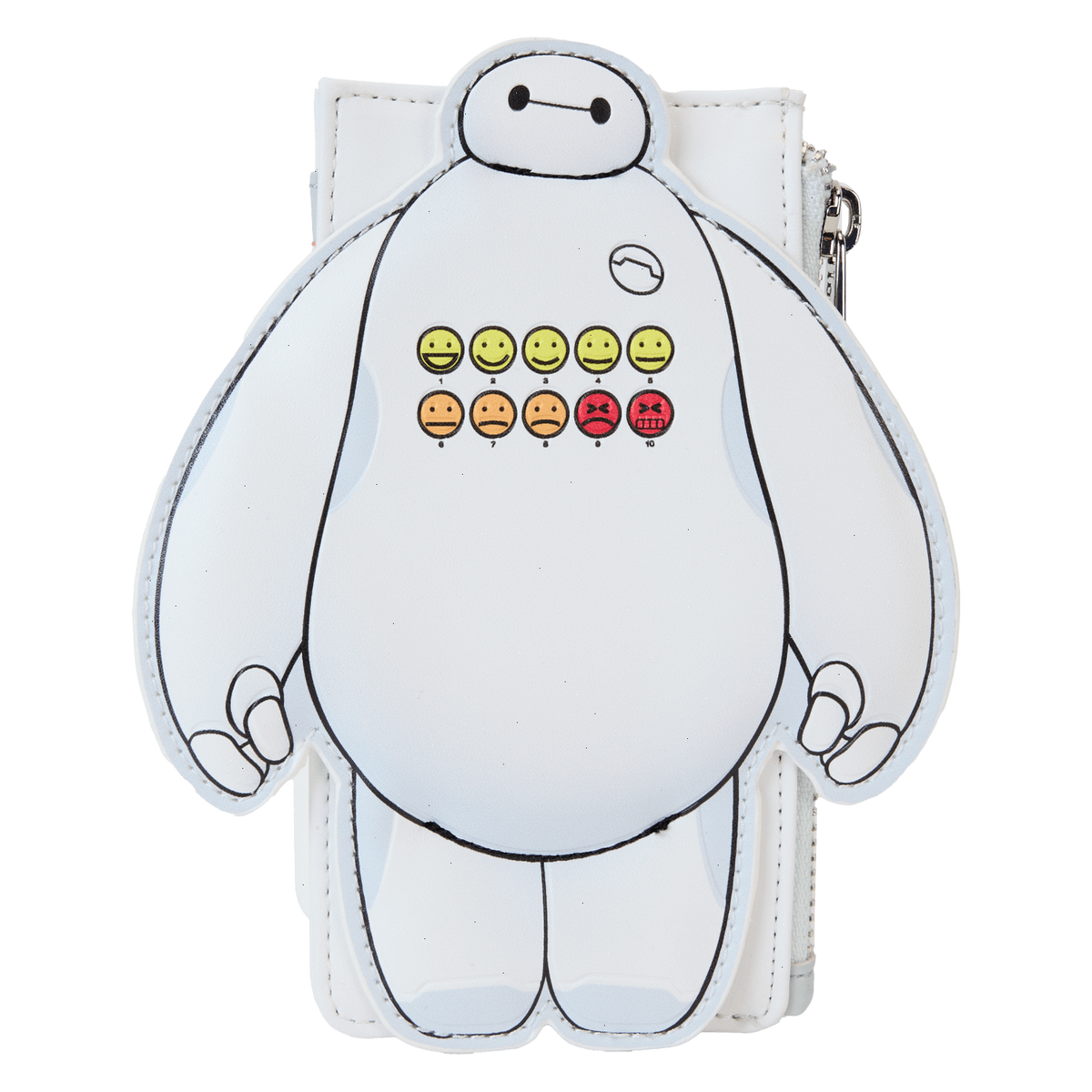 big hero 6 10th anniversary baymax pain scale large card holder
