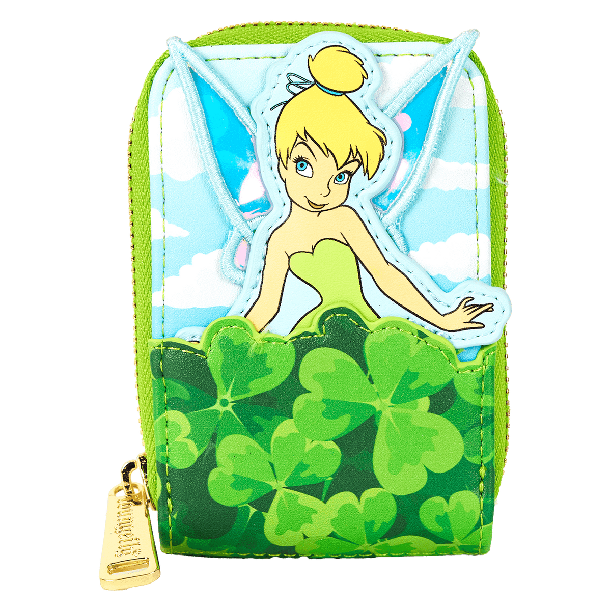 peter pan tinker bell exclusive clover accordion wallet