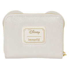 minnie mouse iridescent lace wedding zip around wallet