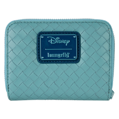 stitch embroidered floral wallet