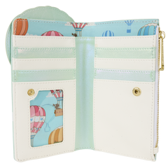 mickey & friends hot air balloon flap wallet