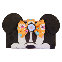 minnie mouse cosplay floral pumpkin flap wallet