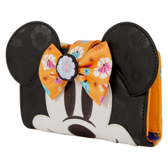 minnie mouse cosplay floral pumpkin flap wallet