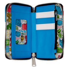 toy story 30th anniversary buzz lightyear glow zip around wallet