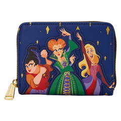 hocus pocus sanderson sisters night sky zip around wallet