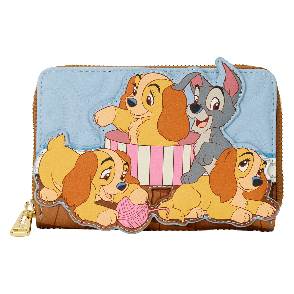 lady and the tramp exclusive puppies zip around wallet