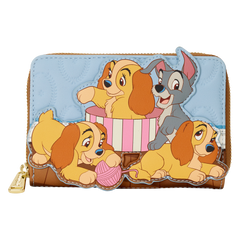 lady and the tramp exclusive puppies zip around wallet