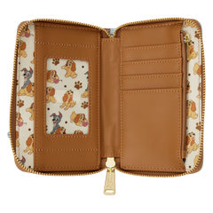 lady and the tramp exclusive puppies zip around wallet