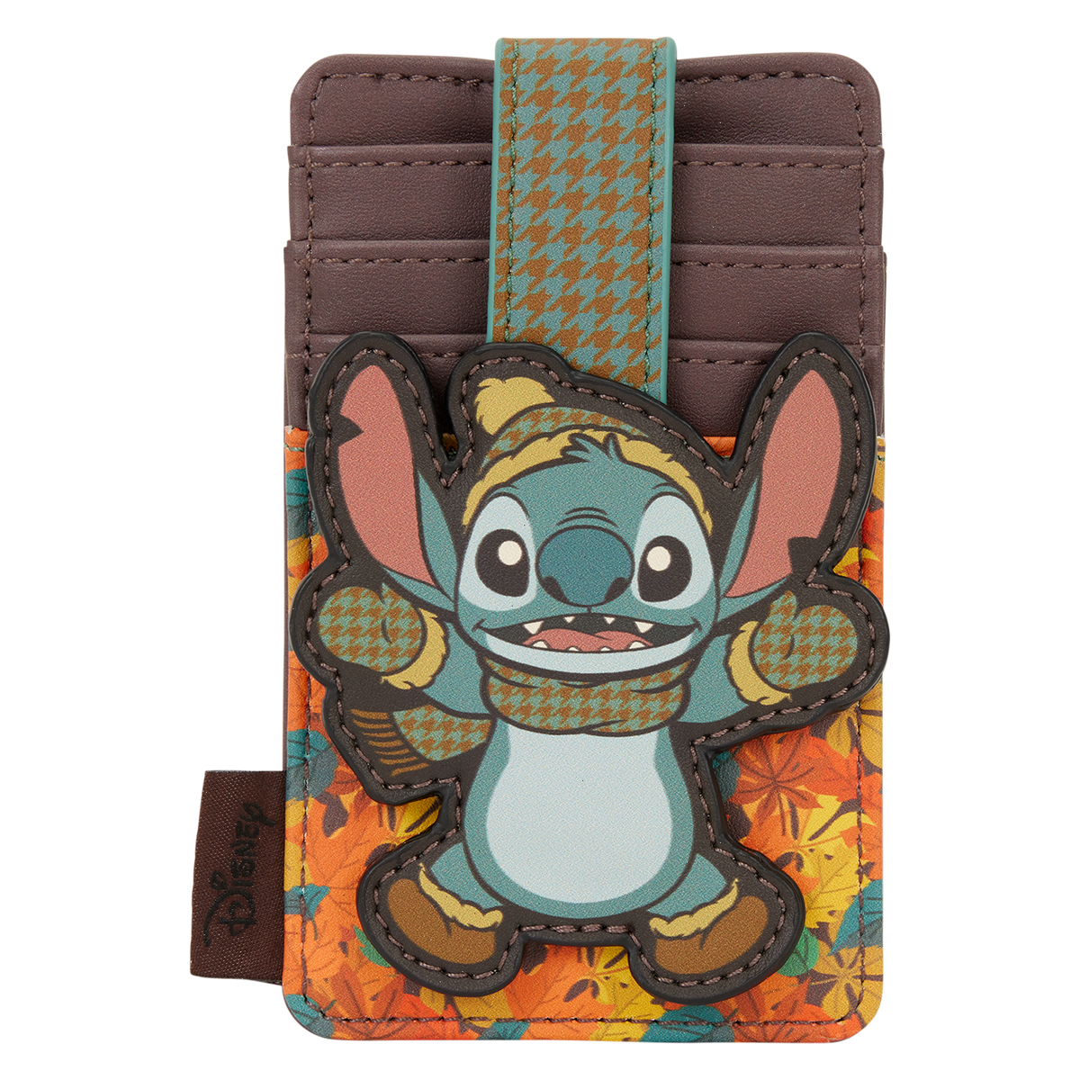 lilo & stitch exclusive autumn leaves card holder
