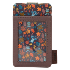 lilo & stitch exclusive autumn leaves card holder