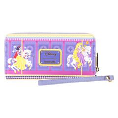 disney princess exclusive carousel wristlet wallet
