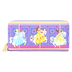 disney princess exclusive carousel wristlet wallet