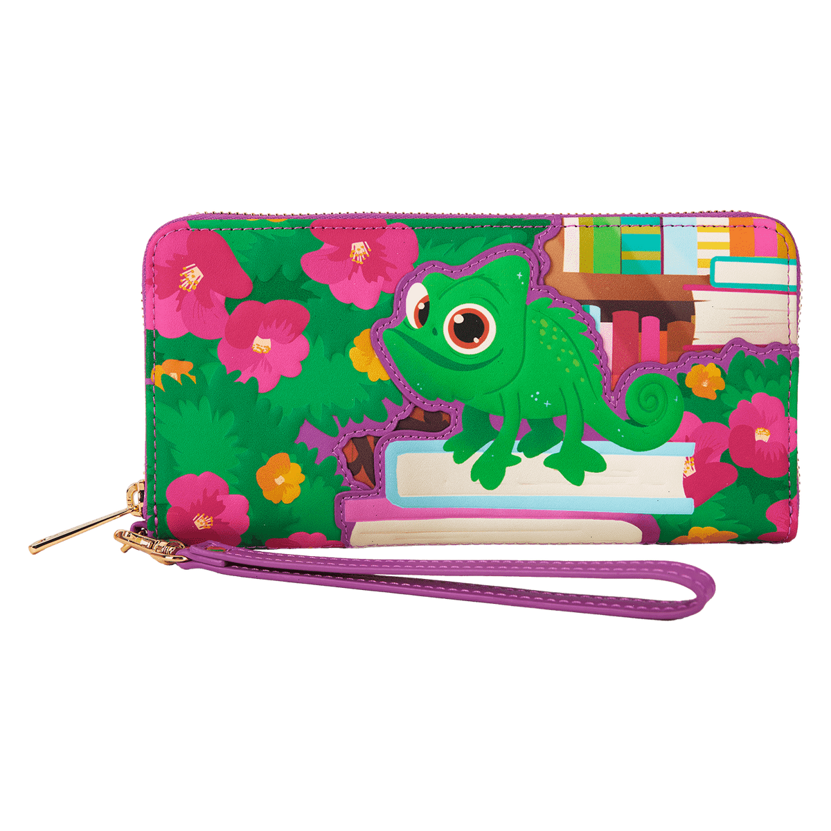 tangled rapunzel exclusive books wristlet wallet
