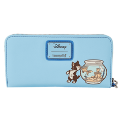 pinocchio exclusive blue fairy lenticular wristlet wallet