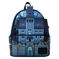wednesday nevermore academy castle glow mini backpack