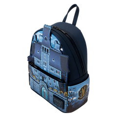wednesday nevermore academy castle glow mini backpack
