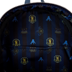 wednesday nevermore academy castle glow mini backpack