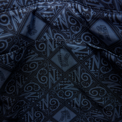 wednesday black roses convertible backpack & tote crossbody bag